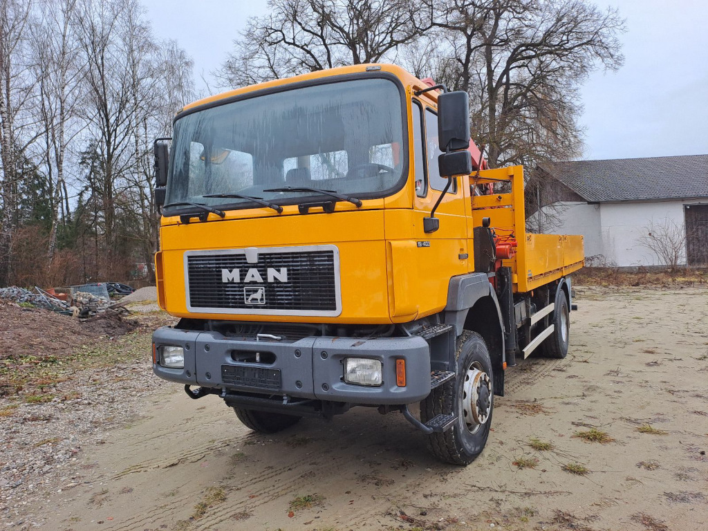 MAN 19.403 Pritsche 4x4 mit Palfingerkran PK 21000 mit Funk - Fernbedienung - Vinçli kamyon: fotoğraf 5 MAN 19.403 Pritsche 4x4 mit Palfingerkran PK 21000 mit Funk - Fernbedienung - Vinçli kamyon: fotoğraf 5