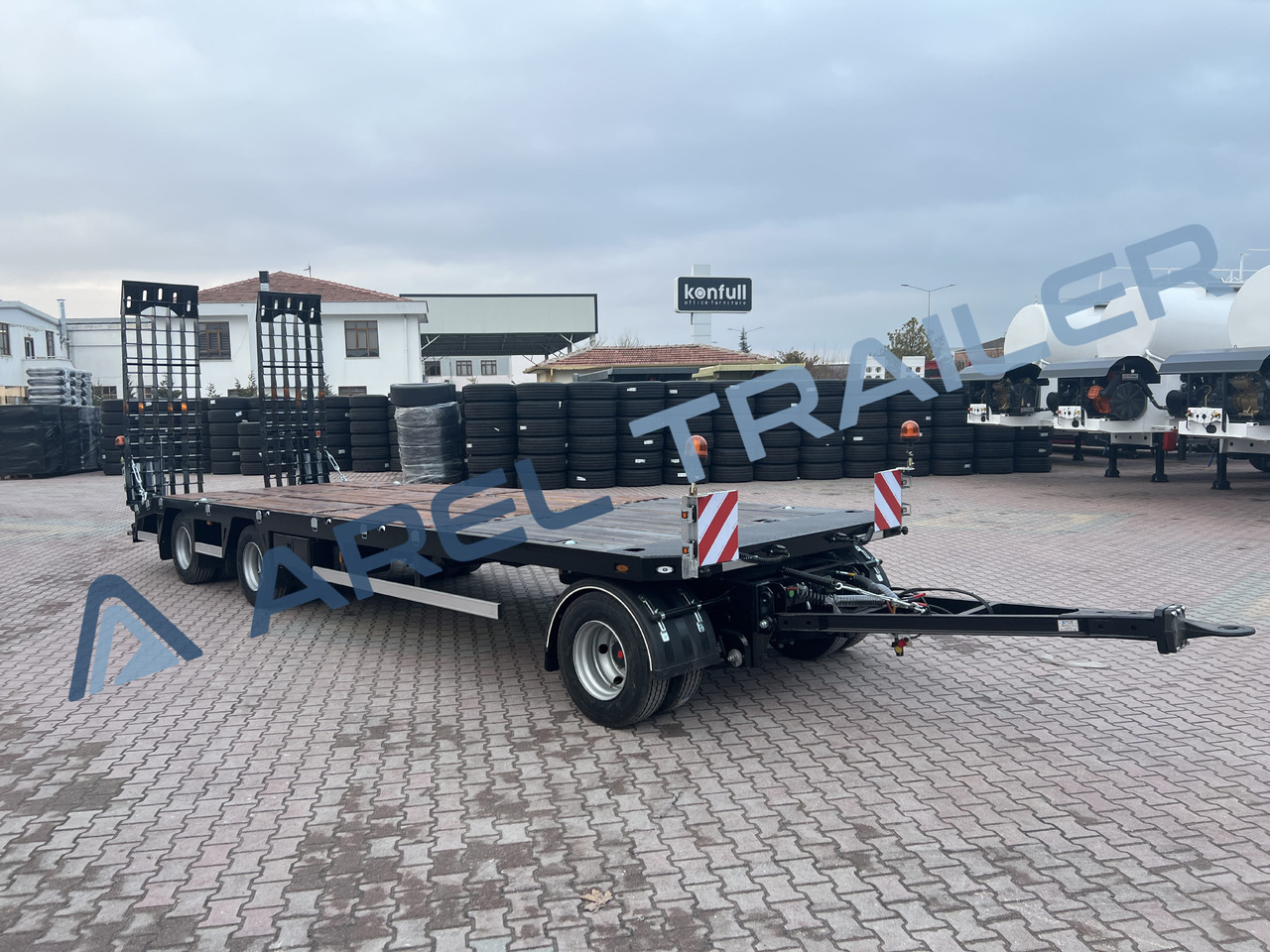 AREL TRAILER 2+1 AXLE DRAWBAR REMORQUE TRAILER - Alçak çerçeveli platform römork: fotoğraf 1 AREL TRAILER 2+1 AXLE DRAWBAR REMORQUE TRAILER - Alçak çerçeveli platform römork: fotoğraf 1
