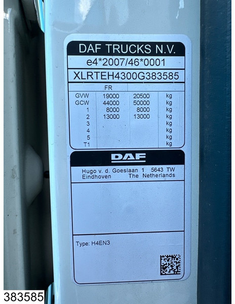 Çekici DAF XF 480 EURO 6, Retarder, Standairco: fotoğraf 7