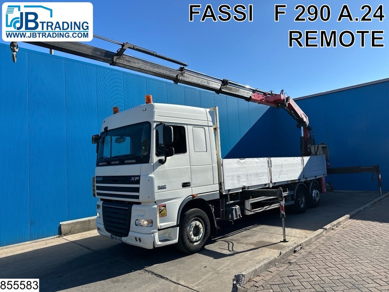 DAF XF 410 6x2, Fassi, Retarder, Remote - Sal/ Açık kasa kamyon, Vinçli kamyon: fotoğraf 1 DAF XF 410 6x2, Fassi, Retarder, Remote - Sal/ Açık kasa kamyon, Vinçli kamyon: fotoğraf 1