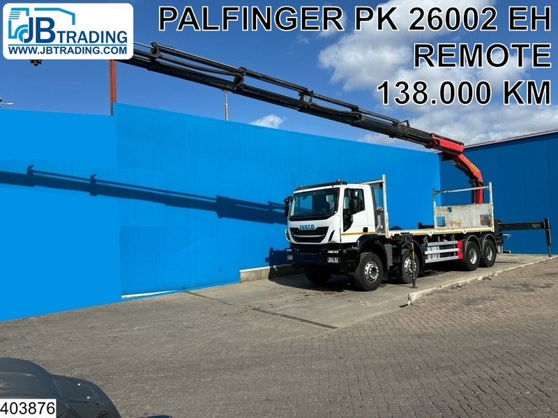 Iveco X-Way 360 8x4, EURO 6, Palfinger, Remote, Steel suspenion - Sal/ Açık kasa kamyon, Vinçli kamyon: fotoğraf 1 Iveco X-Way 360 8x4, EURO 6, Palfinger, Remote, Steel suspenion - Sal/ Açık kasa kamyon, Vinçli kamyon: fotoğraf 1