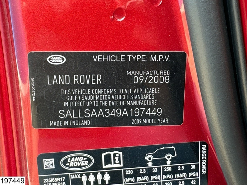 Land Rover SPORT Range rover V8 Supercharger, Petrol, 390 HP - SUV: fotoğraf 5 Land Rover SPORT Range rover V8 Supercharger, Petrol, 390 HP - SUV: fotoğraf 5