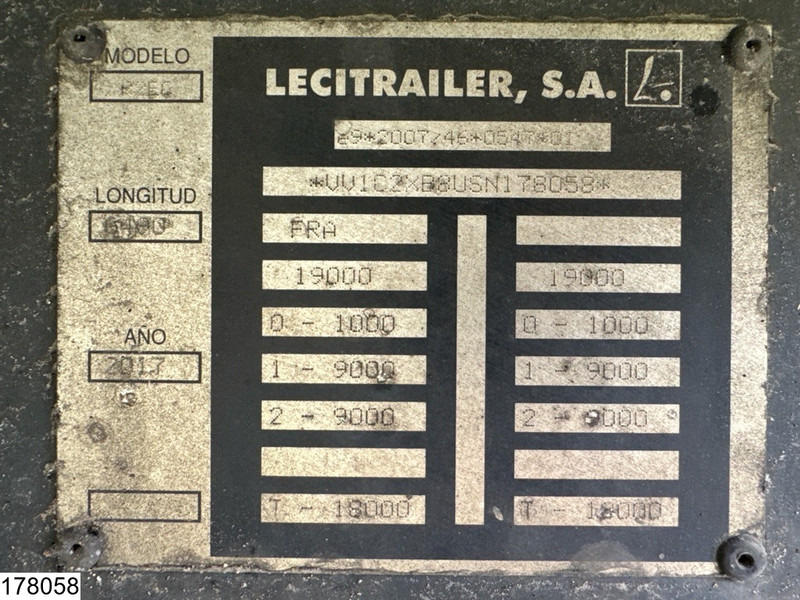 Lecitrailer Middenas Frigoblock EK 13 U - Refrijeratör römork: fotoğraf 5 Lecitrailer Middenas Frigoblock EK 13 U - Refrijeratör römork: fotoğraf 5