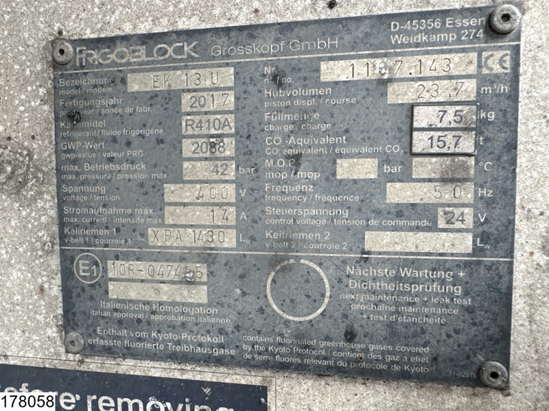 Lecitrailer Middenas Frigoblock EK 13 U - Refrijeratör römork: fotoğraf 4 Lecitrailer Middenas Frigoblock EK 13 U - Refrijeratör römork: fotoğraf 4