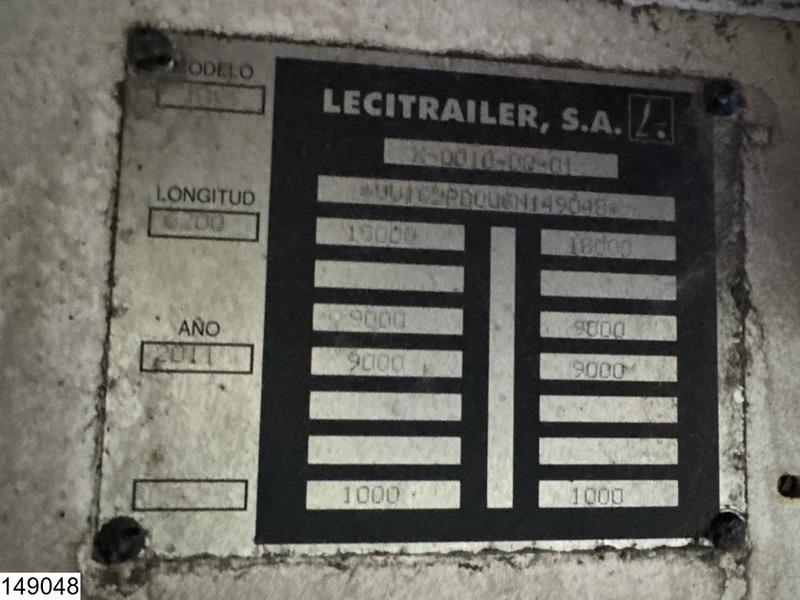 Lecitrailer Middenas - Platform/ Açık kasa römork: fotoğraf 4 Lecitrailer Middenas - Platform/ Açık kasa römork: fotoğraf 4