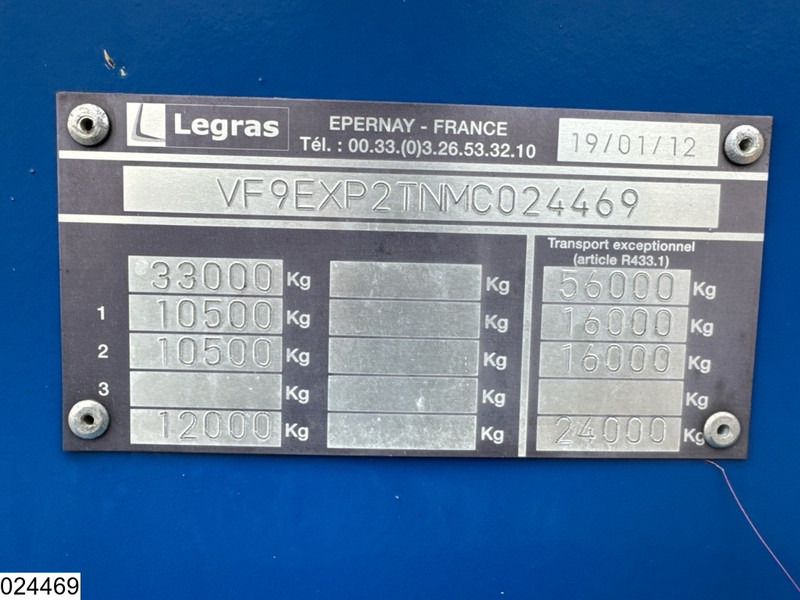 Legras Openlaadbak Wood transport, Steel suspension - Tomruk dorsesi: fotoğraf 3 Legras Openlaadbak Wood transport, Steel suspension - Tomruk dorsesi: fotoğraf 3