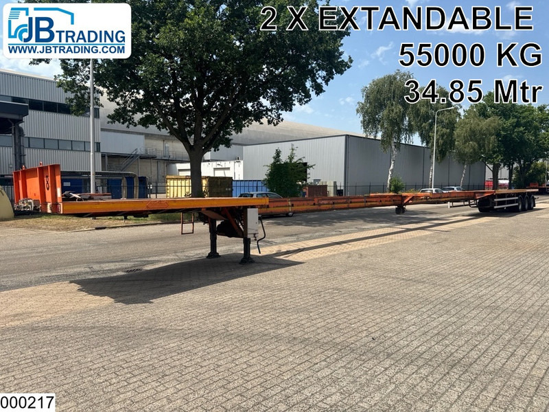 Nooteboom open laadbak 55000 KG, 34.85 m, 2 X Extandable - Açık/ Sal dorse: fotoğraf 1 Nooteboom open laadbak 55000 KG, 34.85 m, 2 X Extandable - Açık/ Sal dorse: fotoğraf 1