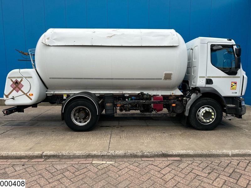 İç mekan fotoğrafi 1: Tanker kamyon Renault Midlum 220 15985 Liter, LPG GPL, Gastank, Steel suspension