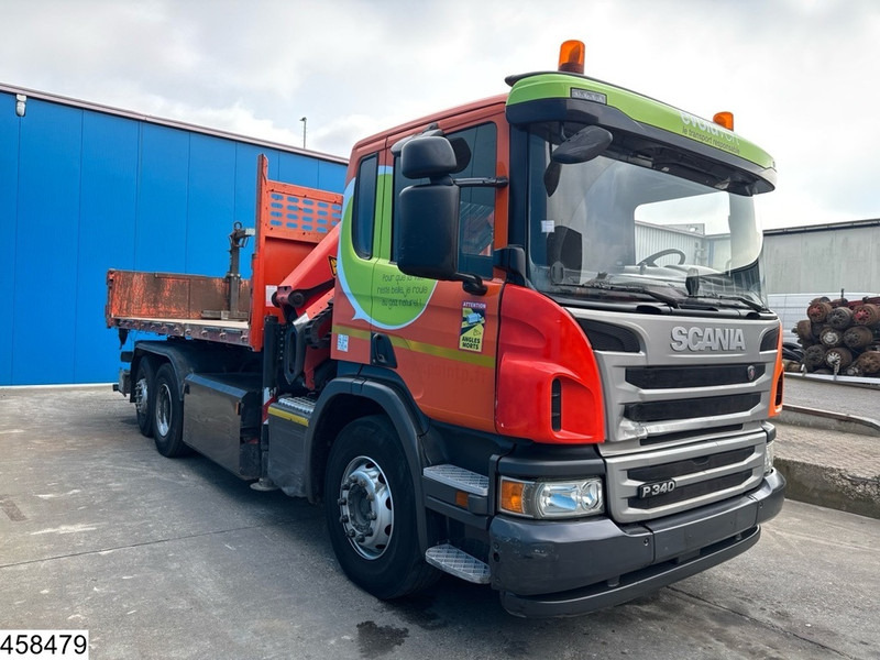 Scania P 340 6x2, CNG, Retarder, Palfinger, Remote - Damperli kamyon, Vinçli kamyon: fotoğraf 3 Scania P 340 6x2, CNG, Retarder, Palfinger, Remote - Damperli kamyon, Vinçli kamyon: fotoğraf 3