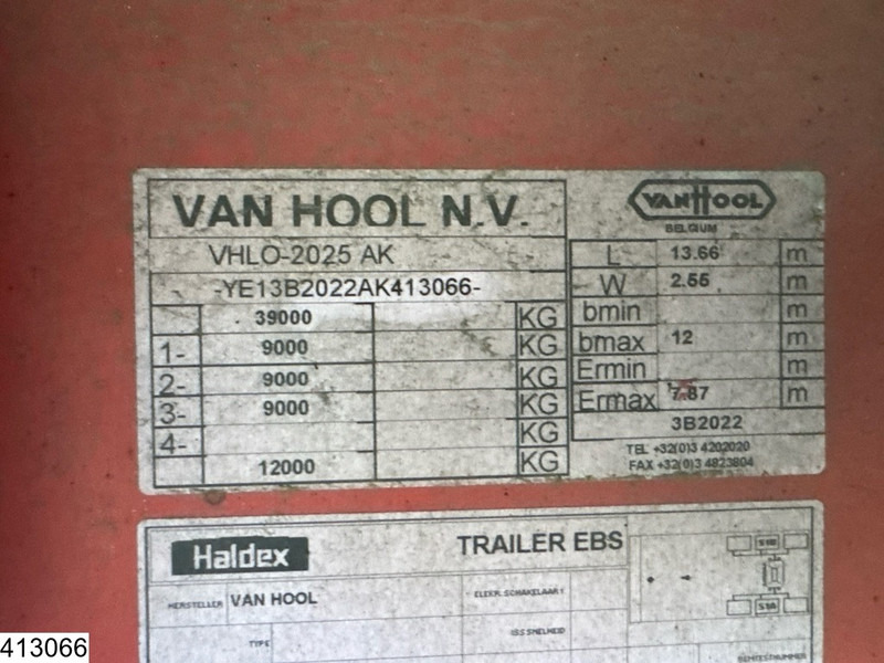 Van Hool open laadbak Twistlock - Açık/ Sal dorse: fotoğraf 4 Van Hool open laadbak Twistlock - Açık/ Sal dorse: fotoğraf 4