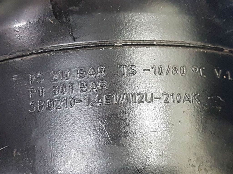 Hydac SBO210-1,4E1/112U-210AK-3041953-Accumulator - Hidrolik - İş makinaları: fotoğraf 3 Hydac SBO210-1,4E1/112U-210AK-3041953-Accumulator - Hidrolik - İş makinaları: fotoğraf 3