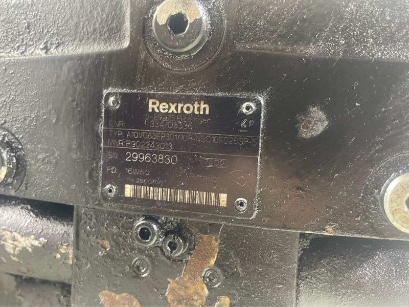 Hidrolik - İş makinaları JCB 525-60-Rexroth A10VG63EP3D1/10R-Drive pump/Rijpomp: fotoğraf 8