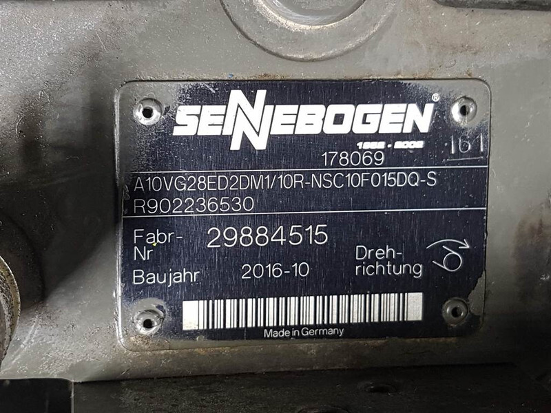 Sennebogen 818E-Rexroth A10VG28ED2DM1/10R-Load sensing pump - Hidrolik - İş makinaları: fotoğraf 5 Sennebogen 818E-Rexroth A10VG28ED2DM1/10R-Load sensing pump - Hidrolik - İş makinaları: fotoğraf 5