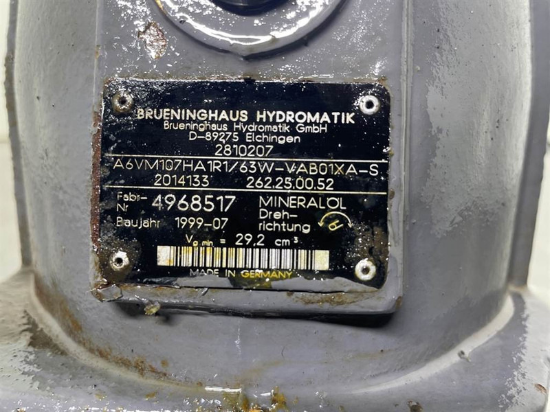Volvo L30D-ZM2810207-Brueninghaus A6VM107-Drive motor - Hidrolik - İş makinaları: fotoğraf 4 Volvo L30D-ZM2810207-Brueninghaus A6VM107-Drive motor - Hidrolik - İş makinaları: fotoğraf 4