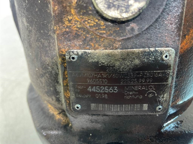 Zettelmeyer ZL602-28054462-Brueninghaus A6VM107-Drive motor - Hidrolik - İş makinaları: fotoğraf 4 Zettelmeyer ZL602-28054462-Brueninghaus A6VM107-Drive motor - Hidrolik - İş makinaları: fotoğraf 4