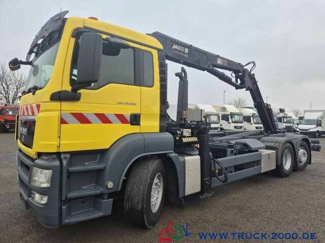 Kancalı yükleyici kamyon, Vinçli kamyon MAN TGS 26.320 Meiller RK 2070+ Kran MKG HLK 177+FB: fotoğraf 12