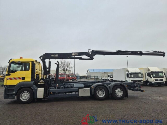 Kancalı yükleyici kamyon, Vinçli kamyon MAN TGS 26.320 Meiller RK 2070+ Kran MKG HLK 177+FB: fotoğraf 7