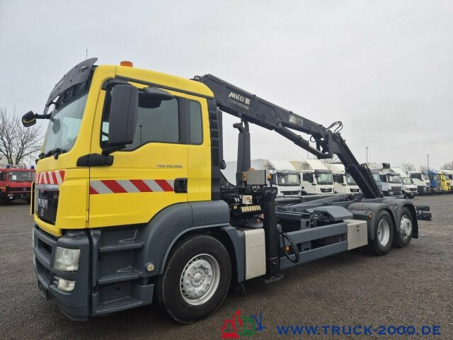 Kancalı yükleyici kamyon, Vinçli kamyon MAN TGS 26.320 Meiller RK 2070+ Kran MKG HLK 177+FB: fotoğraf 10