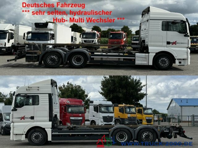MAN TGX 26.480 XLX Haus Bett hydr Hub Multi Wechsler - Konteynır taşıyıcı/ Yedek karoser kamyon: fotoğraf 1 MAN TGX 26.480 XLX Haus Bett hydr Hub Multi Wechsler - Konteynır taşıyıcı/ Yedek karoser kamyon: fotoğraf 1