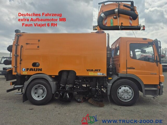 Mercedes-Benz 1518 Faun Viajet 6RH sep.Aufbaumotor Hecksauger - Yol süpürme aracı: fotoğraf 1 Mercedes-Benz 1518 Faun Viajet 6RH sep.Aufbaumotor Hecksauger - Yol süpürme aracı: fotoğraf 1