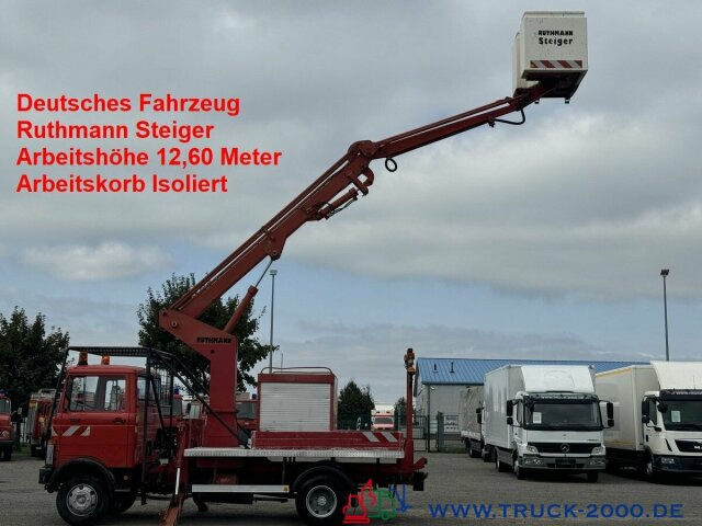 Mercedes-Benz 709 D Ruthmann Hubsteiger Arbeitshöhe 12,60 m - Araç üzerine platform: fotoğraf 1 Mercedes-Benz 709 D Ruthmann Hubsteiger Arbeitshöhe 12,60 m - Araç üzerine platform: fotoğraf 1
