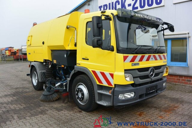 Yol süpürme aracı Mercedes-Benz Atego 1524 Bucher Johnston VS651 Deutsches Gerät: fotoğraf 13
