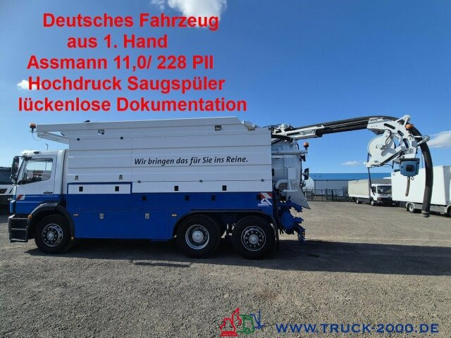 Mercedes-Benz Axor 2633 Hochdrucksaugspüler Assmann 9500 Liter - Vidanjör: fotoğraf 1 Mercedes-Benz Axor 2633 Hochdrucksaugspüler Assmann 9500 Liter - Vidanjör: fotoğraf 1