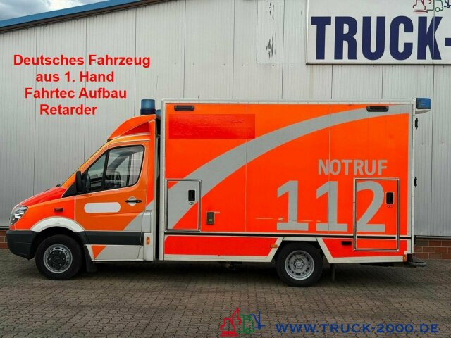 Mercedes-Benz Sprinter 516 Fahrtec RTW Luftfederung Retarder - Ambulans arabası: fotoğraf 1 Mercedes-Benz Sprinter 516 Fahrtec RTW Luftfederung Retarder - Ambulans arabası: fotoğraf 1