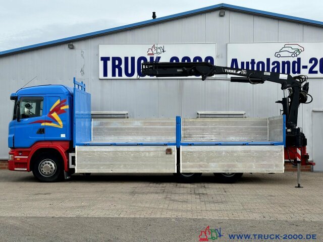 Scania R400 Atlas Tirre 191L 9m=1,7t. 7m Ladefl. 1.Hand - Sal/ Açık kasa kamyon, Vinçli kamyon: fotoğraf 3 Scania R400 Atlas Tirre 191L 9m=1,7t. 7m Ladefl. 1.Hand - Sal/ Açık kasa kamyon, Vinçli kamyon: fotoğraf 3