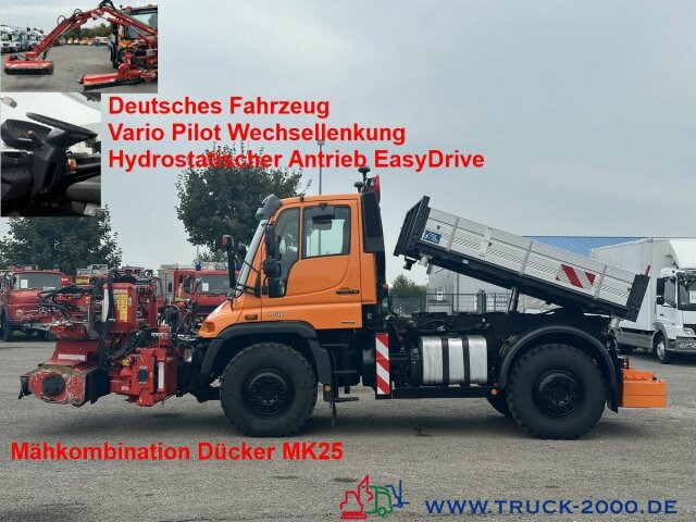 Unimog U 500 Vario Pilot EasyDrive Mähkombi Dücker MK25 - Damperli kamyon: fotoğraf 1 Unimog U 500 Vario Pilot EasyDrive Mähkombi Dücker MK25 - Damperli kamyon: fotoğraf 1