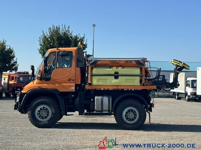 Kar küreme aracı Unimog U400 Winterdienst Salzstreuer - *Schneeschild*: fotoğraf 8