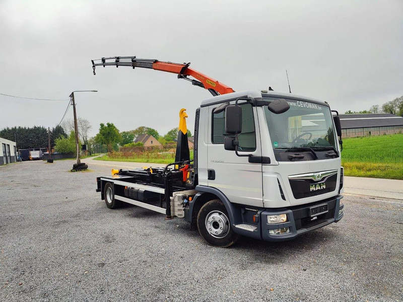 MAN TGL 12.250 City-Abroller Container + Palfinger PK5001 Remote - Kancalı yükleyici kamyon, Vinçli kamyon: fotoğraf 2 MAN TGL 12.250 City-Abroller Container + Palfinger PK5001 Remote - Kancalı yükleyici kamyon, Vinçli kamyon: fotoğraf 2
