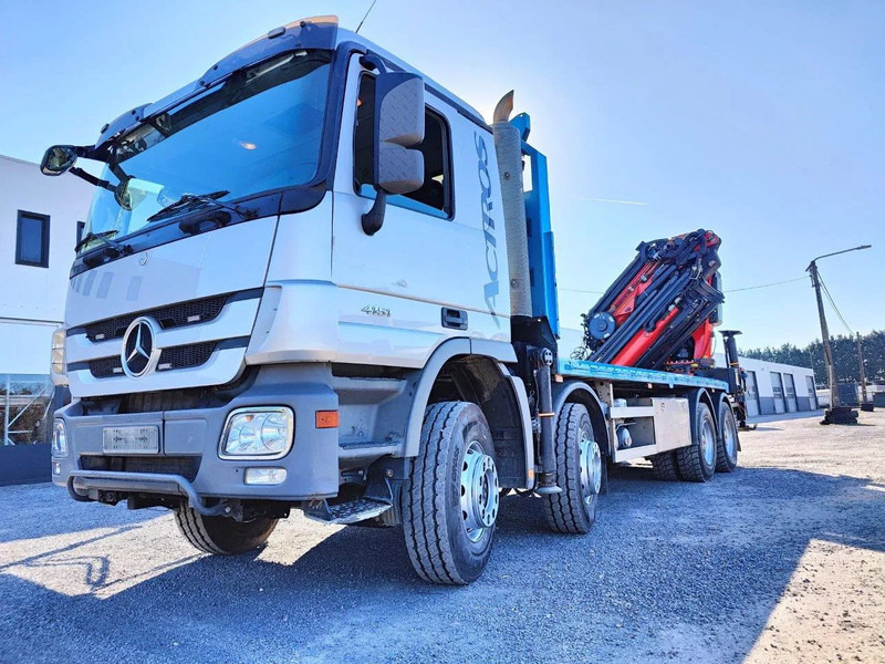Mercedes-Benz Actros 4151 V8 8x4 Palfinger PK78002 + Flyjib PJ170 - Sal/ Açık kasa kamyon, Vinçli kamyon: fotoğraf 1 Mercedes-Benz Actros 4151 V8 8x4 Palfinger PK78002 + Flyjib PJ170 - Sal/ Açık kasa kamyon, Vinçli kamyon: fotoğraf 1
