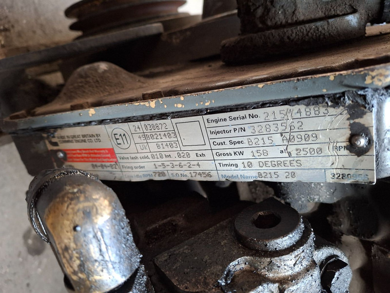 Cummins B215-20 - Motor: fotoğraf 2 Cummins B215-20 - Motor: fotoğraf 2