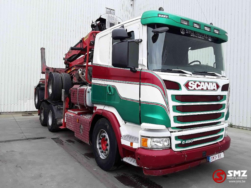 Scania G 490 +palfinger s 3000l82/faymonville - Çekici: fotoğraf 1 Scania G 490 +palfinger s 3000l82/faymonville - Çekici: fotoğraf 1