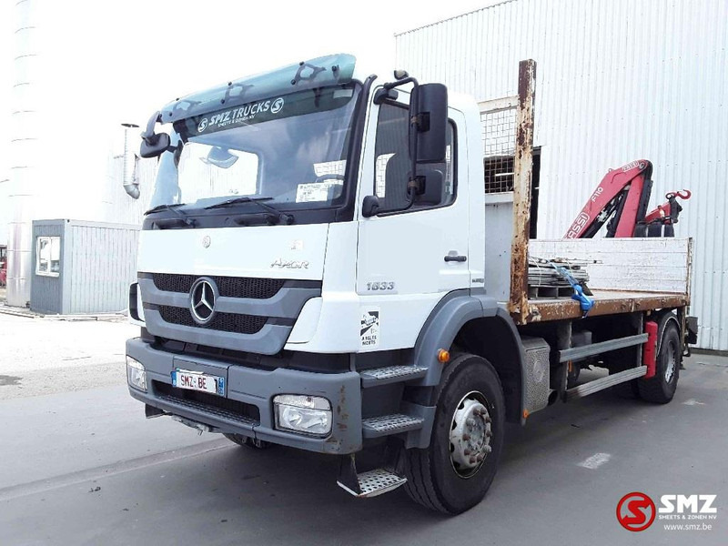 Mercedes-Benz Axor 1833 Fassi f 110a 284000km airco TOP condition - Sal/ Açık kasa kamyon, Vinçli kamyon: fotoğraf 3 Mercedes-Benz Axor 1833 Fassi f 110a 284000km airco TOP condition - Sal/ Açık kasa kamyon, Vinçli kamyon: fotoğraf 3
