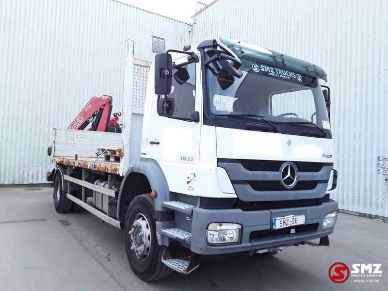 Mercedes-Benz Axor 1833 Fassi f 110a 284000km airco TOP condition - Sal/ Açık kasa kamyon, Vinçli kamyon: fotoğraf 1 Mercedes-Benz Axor 1833 Fassi f 110a 284000km airco TOP condition - Sal/ Açık kasa kamyon, Vinçli kamyon: fotoğraf 1