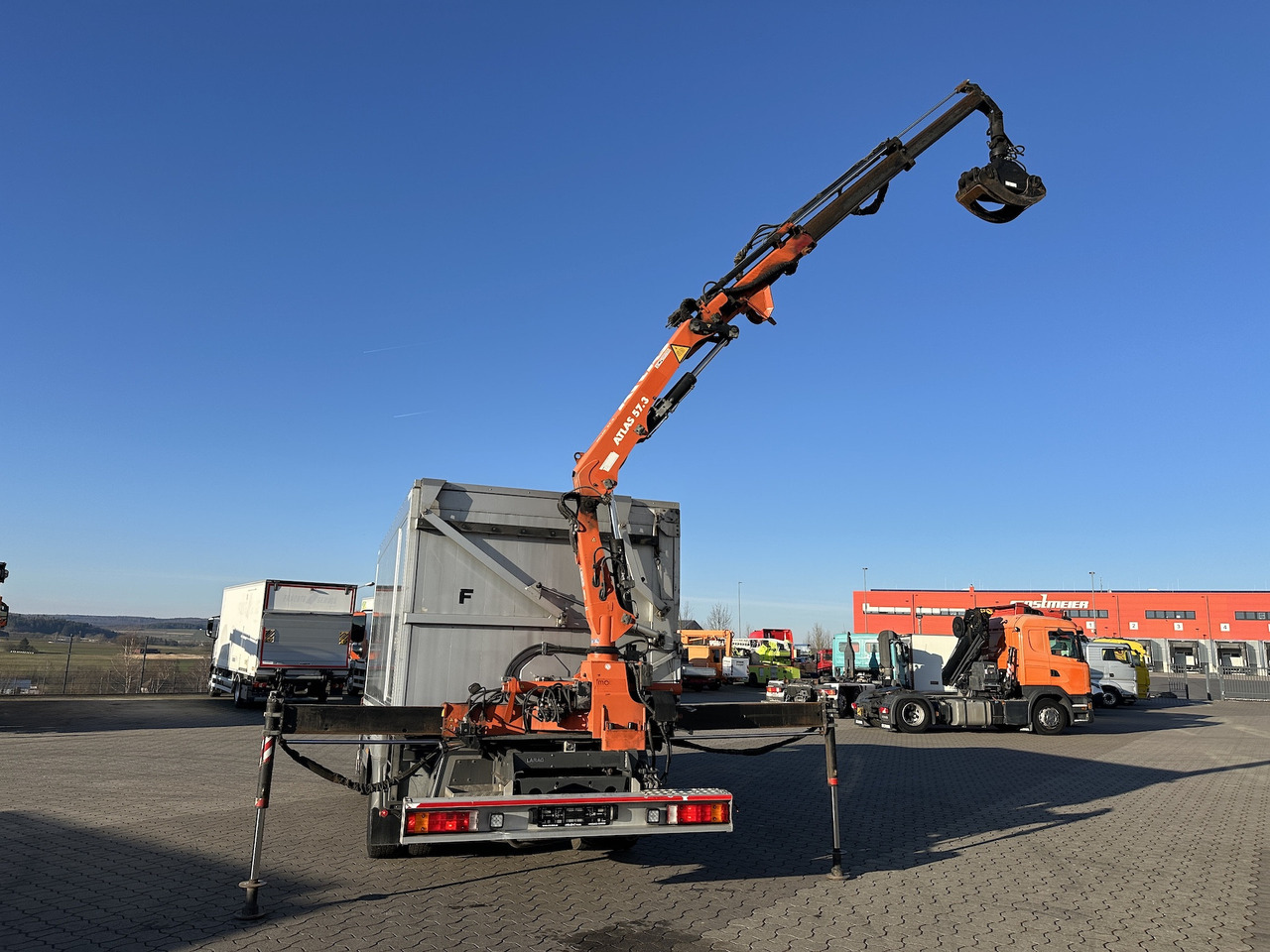 Mercedes-Benz Atego 1529 4x2 Atlas 57.3-A2 Kadaverkipper - Damperli kamyon, Vinçli kamyon: fotoğraf 4 Mercedes-Benz Atego 1529 4x2 Atlas 57.3-A2 Kadaverkipper - Damperli kamyon, Vinçli kamyon: fotoğraf 4