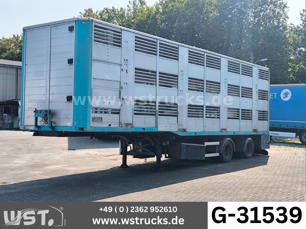 Jumbo 3 Stock Lenkachse - Hayvan nakil aracı dorse: fotoğraf 1 Jumbo 3 Stock Lenkachse - Hayvan nakil aracı dorse: fotoğraf 1
