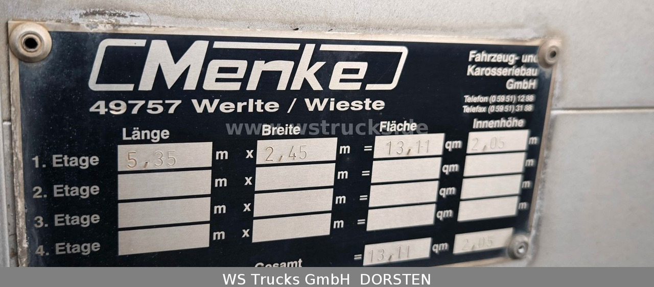 At taşıma aracı Mercedes-Benz Atego 1223  1 Stock Hohe Gitter  Viehtransporter: fotoğraf 16