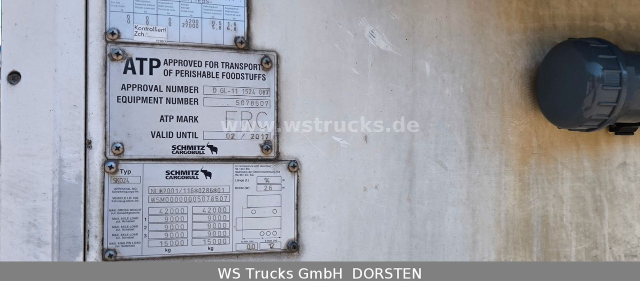Schmitz Cargobull SKO 24 Kühlauflieger | Vector 1850 MT | LBW - Kapalı karoser dorse: fotoğraf 5 Schmitz Cargobull SKO 24 Kühlauflieger | Vector 1850 MT | LBW - Kapalı karoser dorse: fotoğraf 5