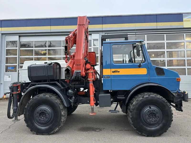 Unimog U 1500 (425) Ferrari Kran 147.2A*Jib* TÜV NEU! - Kamyon, Vinçli kamyon: fotoğraf 3 Unimog U 1500 (425) Ferrari Kran 147.2A*Jib* TÜV NEU! - Kamyon, Vinçli kamyon: fotoğraf 3