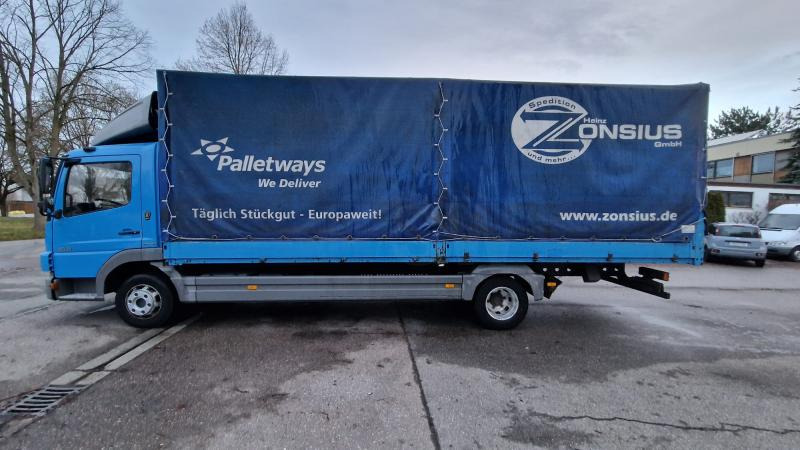 Mercedes Atego 818 blatt 7m Pritsche E5 Klima Schalter - Tenteli kamyon: fotoğraf 1 Mercedes Atego 818 blatt 7m Pritsche E5 Klima Schalter - Tenteli kamyon: fotoğraf 1
