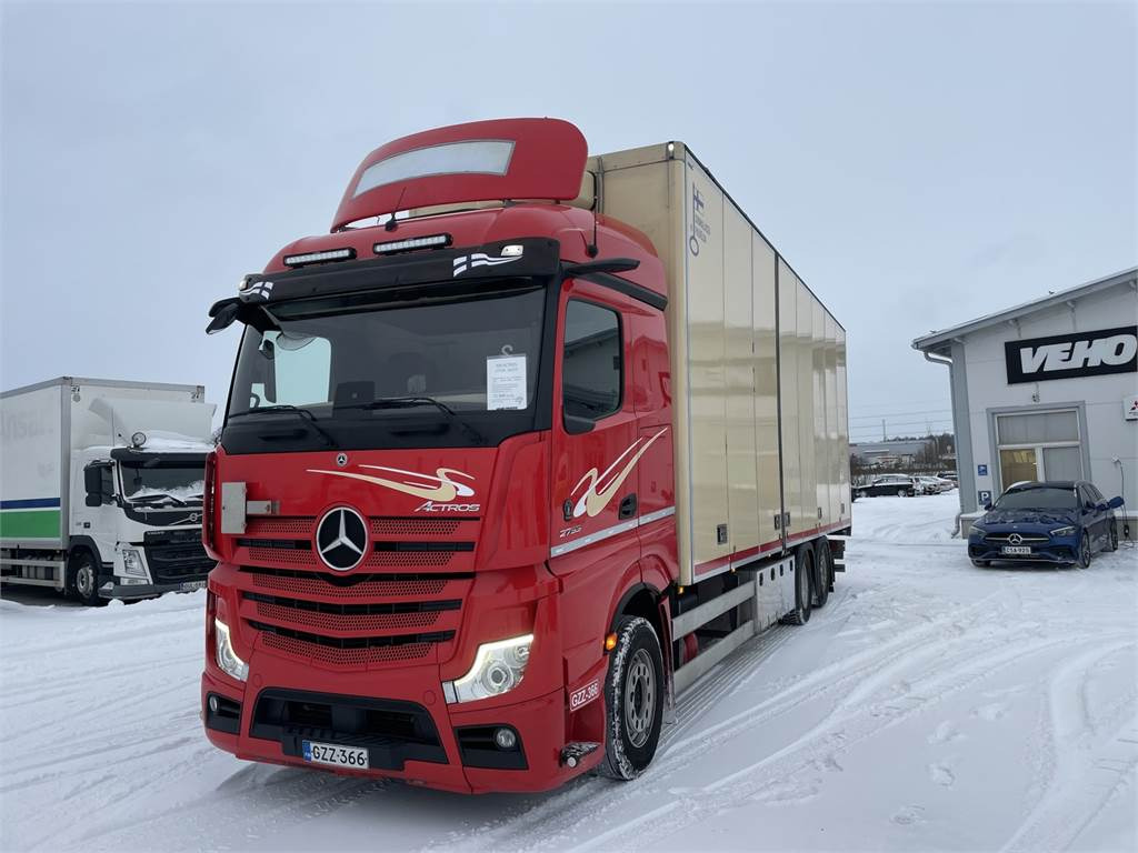 Mercedes-Benz Actros 5L 2553L Piako KSA rahtikori 9,5M - Kapalı kasa kamyon: fotoğraf 1 Mercedes-Benz Actros 5L 2553L Piako KSA rahtikori 9,5M - Kapalı kasa kamyon: fotoğraf 1