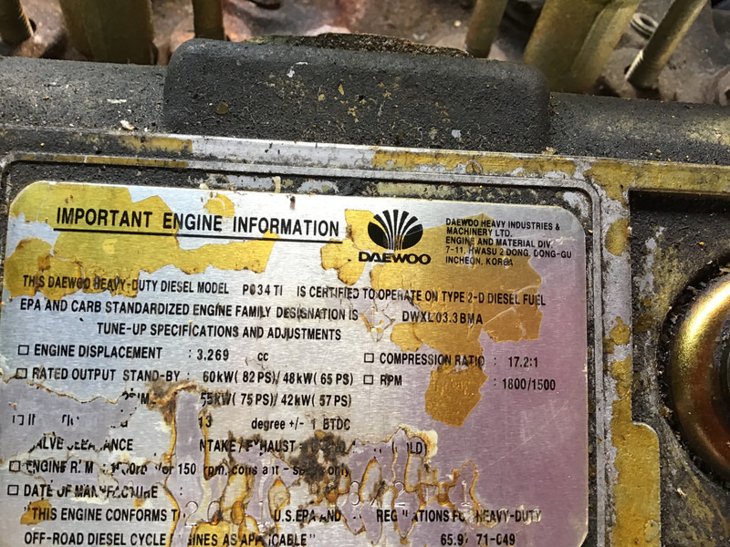 Doosan EWOO DAEWOO PO34TI GENERATOR 50 KVA USED - Elektrikli jeneratör: fotoğraf 5 Doosan EWOO DAEWOO PO34TI GENERATOR 50 KVA USED - Elektrikli jeneratör: fotoğraf 5