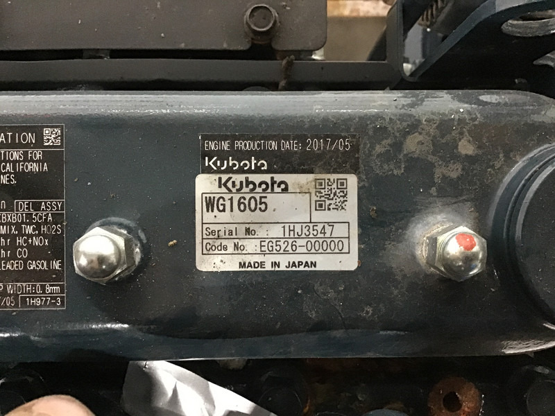 Kubota WG1605 NEW - İş makinaları: fotoğraf 4 Kubota WG1605 NEW - İş makinaları: fotoğraf 4