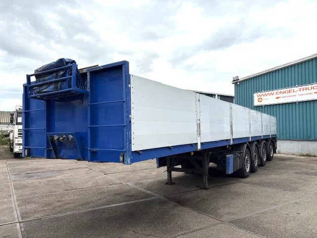 Kwb KWB P-504-STI-H 4-AXLE FLATBED TRAILER (SAF AXLES / 2x STEERING AXLE / 2x LIFT-AXLE / ALUMINIUM SIDE BORDS /ABS-EBS) - Açık/ Sal dorse: fotoğraf 1 Kwb KWB P-504-STI-H 4-AXLE FLATBED TRAILER (SAF AXLES / 2x STEERING AXLE / 2x LIFT-AXLE / ALUMINIUM SIDE BORDS /ABS-EBS) - Açık/ Sal dorse: fotoğraf 1
