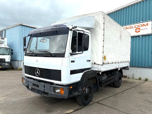 Mercedes-Benz LK 914 (6-CILINDER) WITH TENT BOX (MANUAL GEARBOX / FULL STEEL SUSPENSION / LOADING PLATFORM) - Tenteli kamyon: fotoğraf 1 Mercedes-Benz LK 914 (6-CILINDER) WITH TENT BOX (MANUAL GEARBOX / FULL STEEL SUSPENSION / LOADING PLATFORM) - Tenteli kamyon: fotoğraf 1