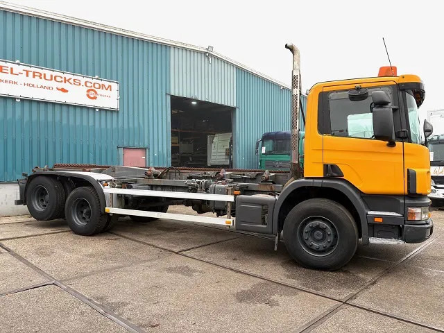 Scania P114-340 6x2 WITH MULTILIFT CONTAINERSYSTEM ONLY 80.500 KM!! ORIGINAL (10 TIRES / FULL STEEL SUSPENSION / 12 GEARS MANUAL GEARBO - Konteynır taşıyıcı/ Yedek karoser kamyon: fotoğraf 4 Scania P114-340 6x2 WITH MULTILIFT CONTAINERSYSTEM ONLY 80.500 KM!! ORIGINAL (10 TIRES / FULL STEEL SUSPENSION / 12 GEARS MANUAL GEARBO - Konteynır taşıyıcı/ Yedek karoser kamyon: fotoğraf 4