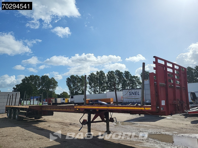 Alçak çerçeveli platform dorse Broshuis 3AOU-48 2x uitschuifbaar1200-2740cm APK 02/26 3xgestuurd: fotoğraf 8